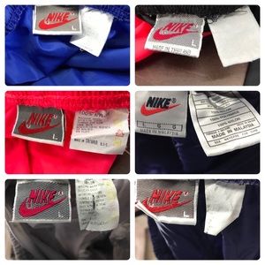 Nike Track Lightweight 100% Nylon Windbreaker Pants size L 6 Lot